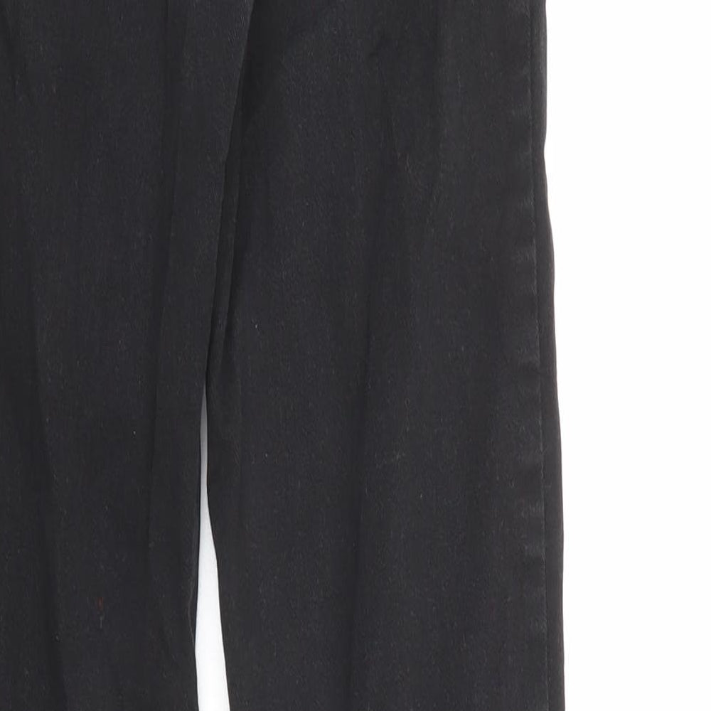 H&M Womens Black Cotton Skinny Jeans Size 8 L29 in Regular Zip