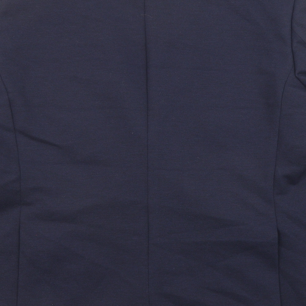 Marks & Spencer Mens Blue Polyamide Jacket Suit Jacket Size 42 Regular