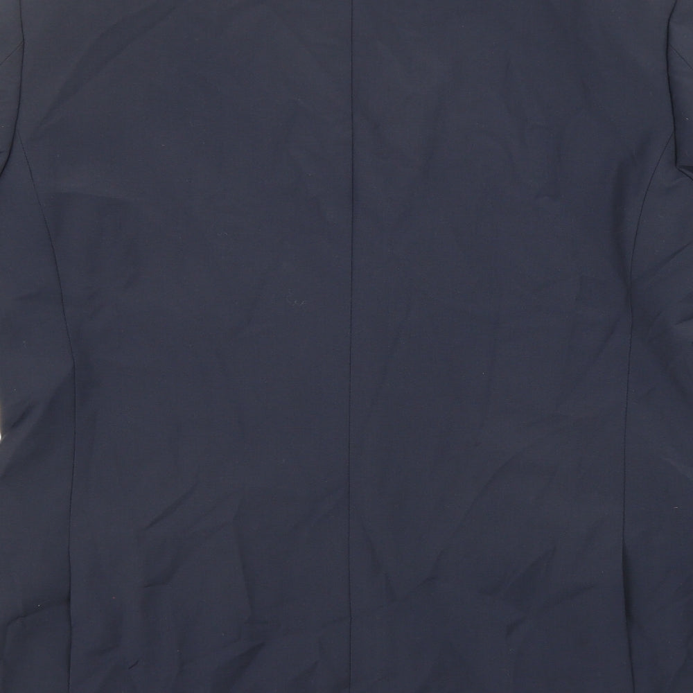 Marks & Spencer Mens Blue Wool Jacket Suit Jacket Size 40 Regular