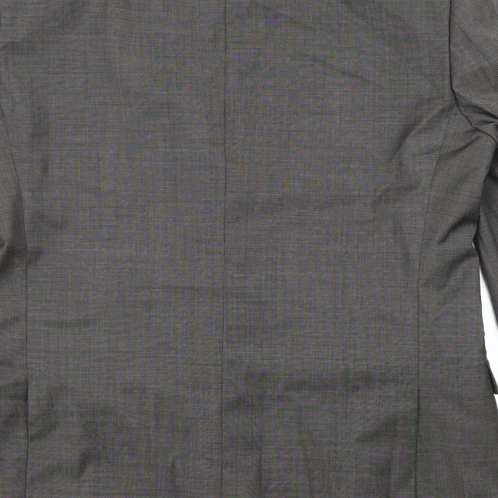 Marks & Spencer Mens Grey Wool Jacket Suit Jacket Size 42 Regular