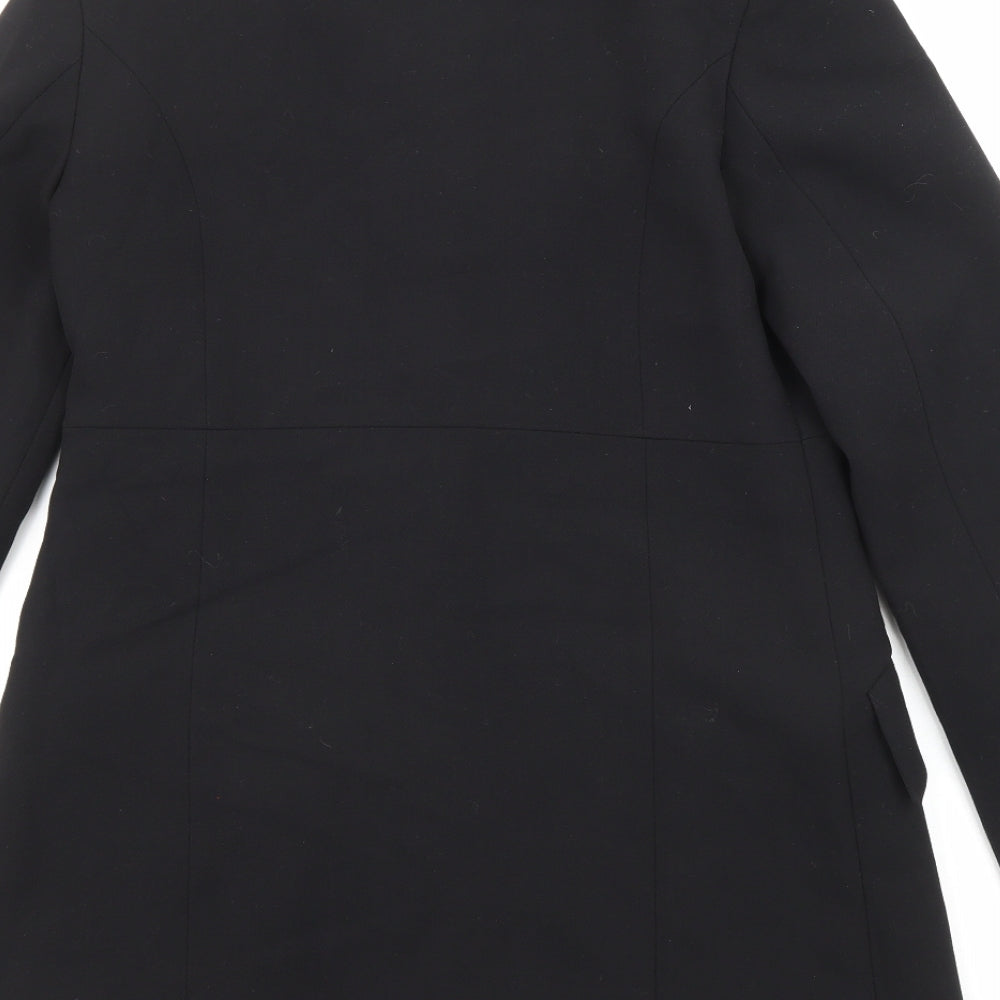 Marks & Spencer Womens Black Jacket Blazer Size 8 Button