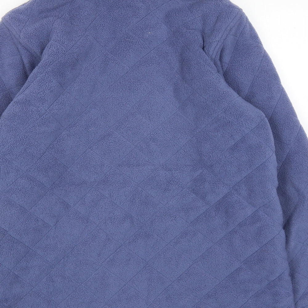 Hawkshead Mens Blue Quilted Jacket Size S Zip