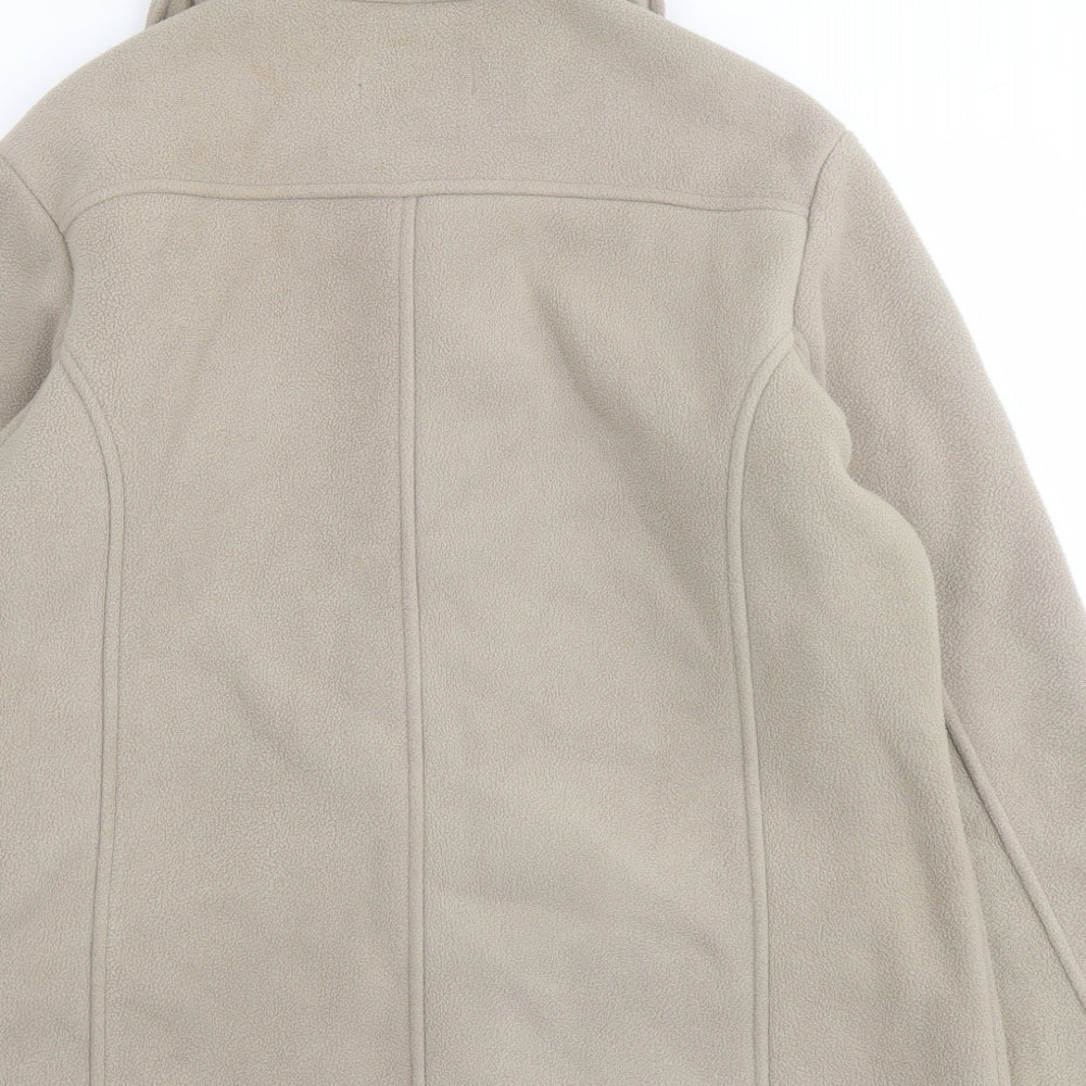 Finesse Womens Beige Jacket Size 16 Zip
