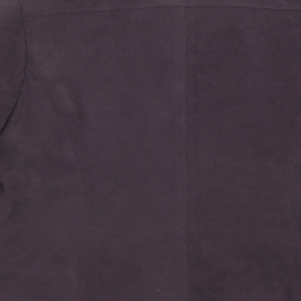 EWM Womens Purple Jacket Size 16 Zip