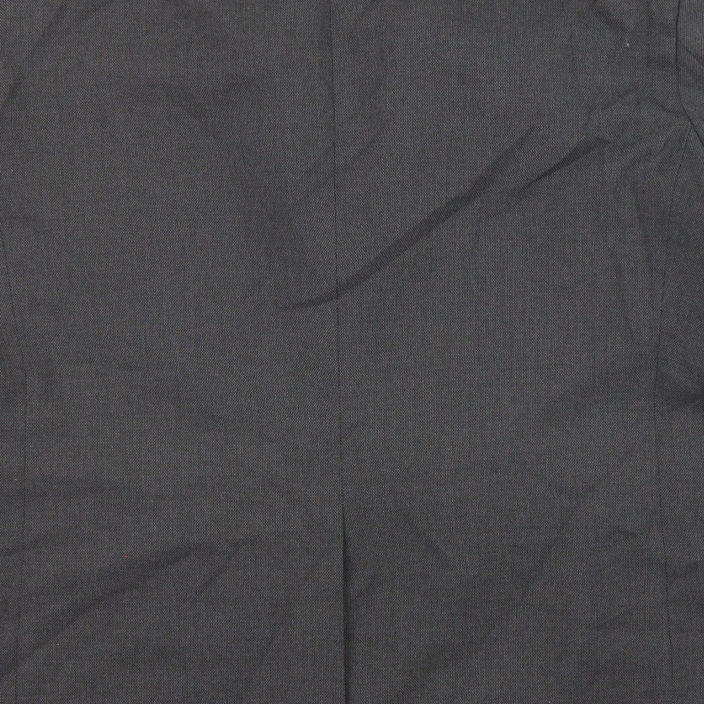 Marks & Spencer Mens Grey Polyester Jacket Suit Jacket Size 48 Regular