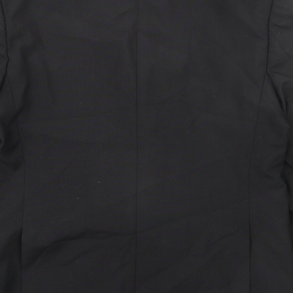 Daniel Drescott Mens Black Polyester Tuxedo Suit Jacket Size 40 Regular