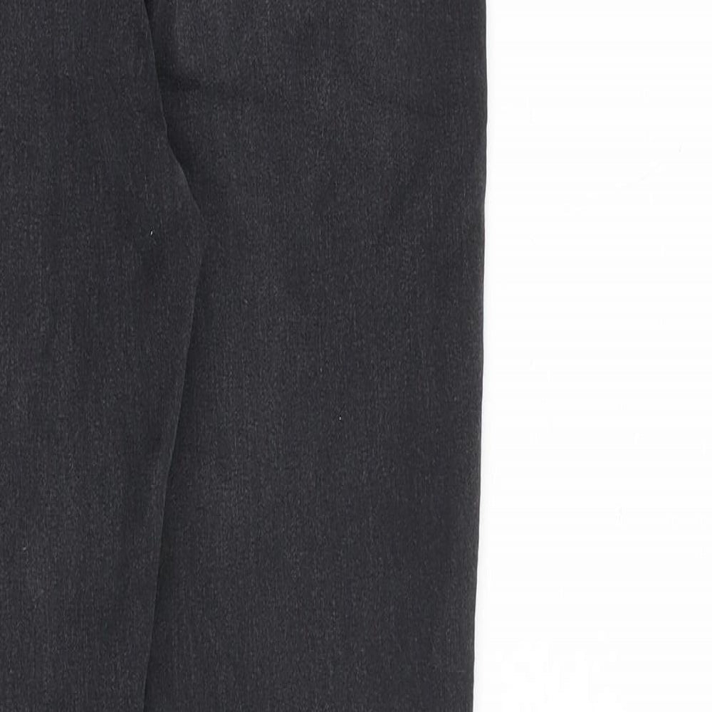 Glassons Womens Grey Cotton Skinny Jeans Size 6 L26 in Regular Zip - Ankle Zip
