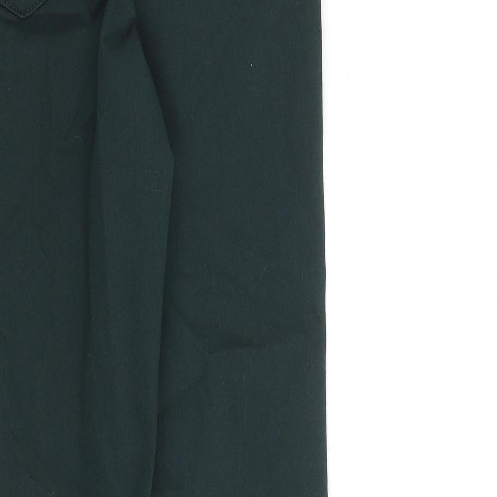 Marks & Spencer Womens Green Cotton Jegging Jeans Size 6 L26 in Regular