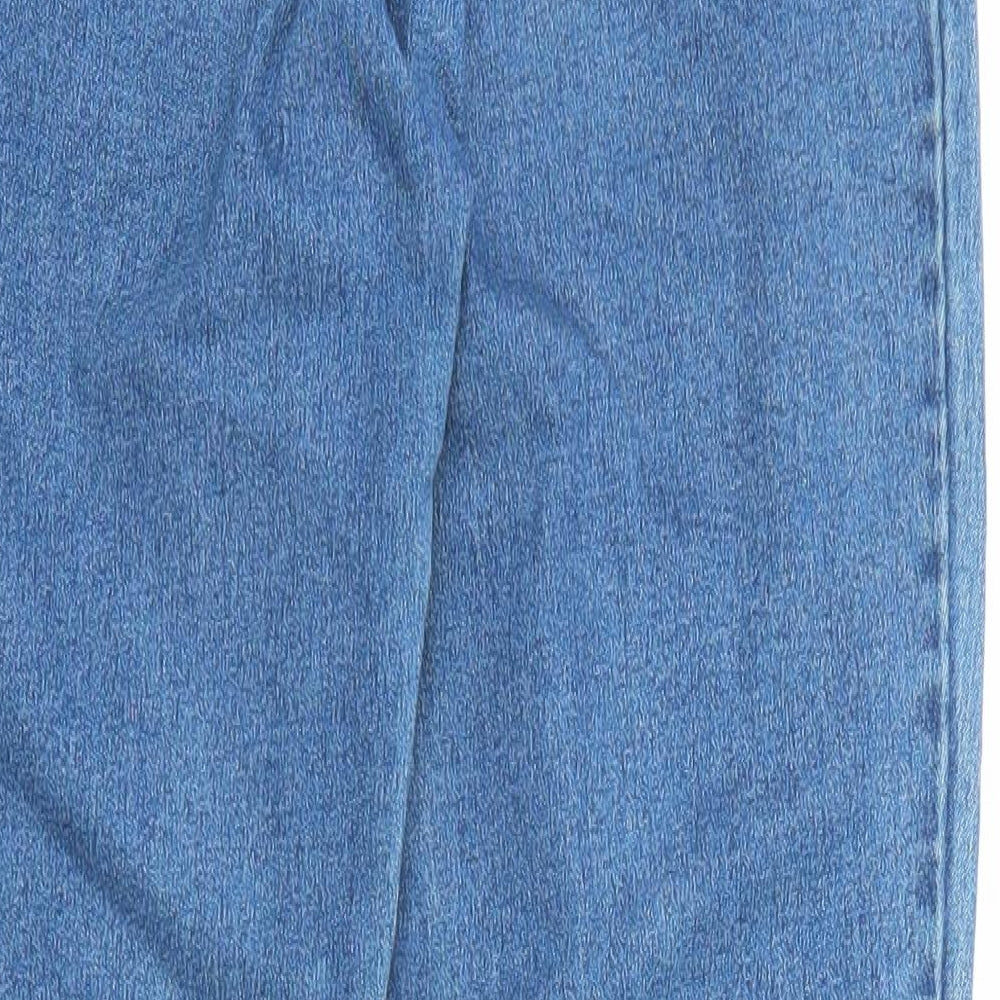 St Michael Womens Blue Cotton Jegging Jeans Size 10 L27 in Regular