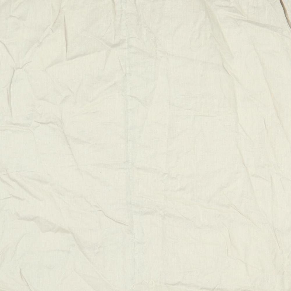 Joanna Hope Womens Beige Cotton A-Line Skirt Size 14