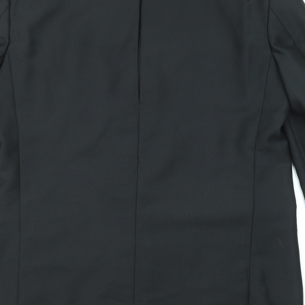 Pallini Mens Black Polyester Jacket Suit Jacket Size 42 Regular