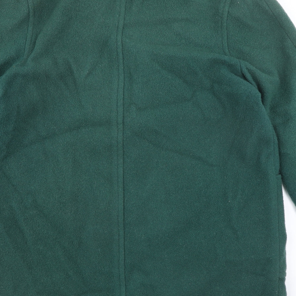 Murray Brothers Womens Green Overcoat Coat Size 18 Button