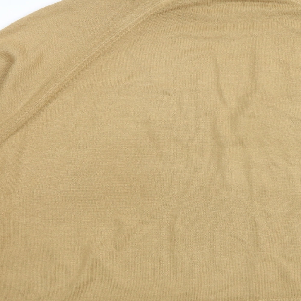 Berkertex Womens Brown High Neck Acrylic Pullover Jumper Size 22