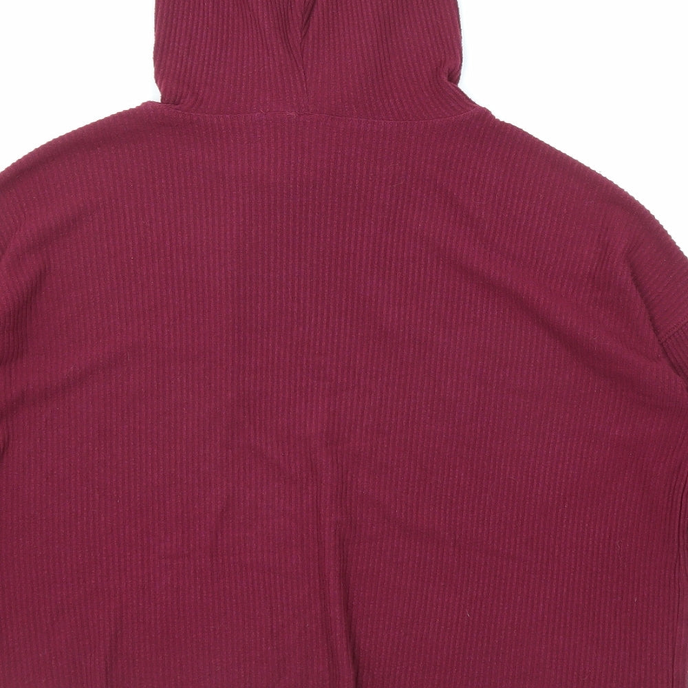 BDG Womens Purple Round Neck Polyester Pullover Jumper Size XS