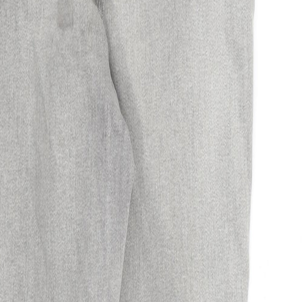 Marks & Spencer Womens Grey Cotton Skinny Jeans Size 12 L28 in Slim Zip