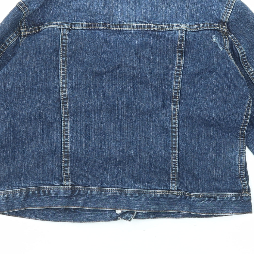 Gap Girls Blue Jacket Size 2XL Button