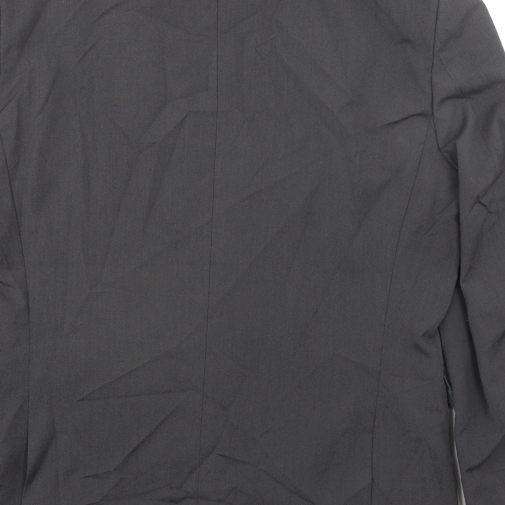 NEXT Mens Grey Polyester Jacket Suit Jacket Size 40 Regular