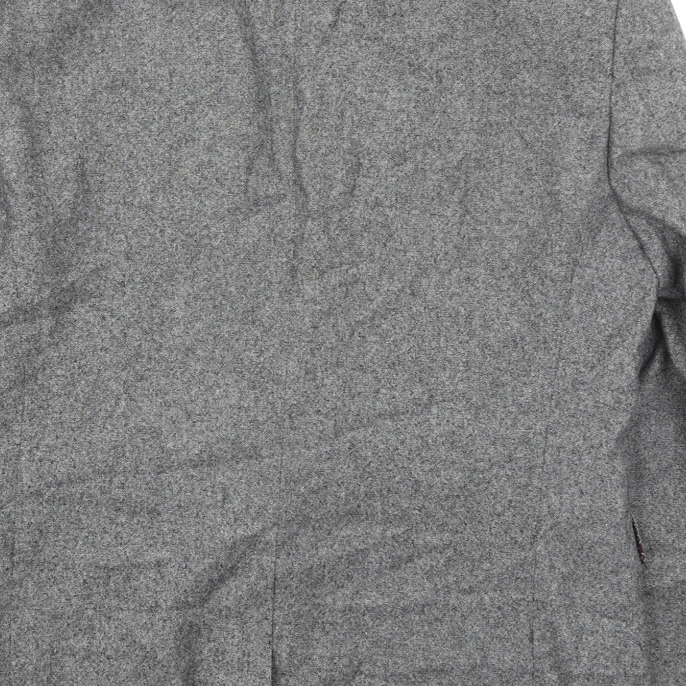 NEXT Mens Grey Wool Jacket Blazer Size 42 Regular