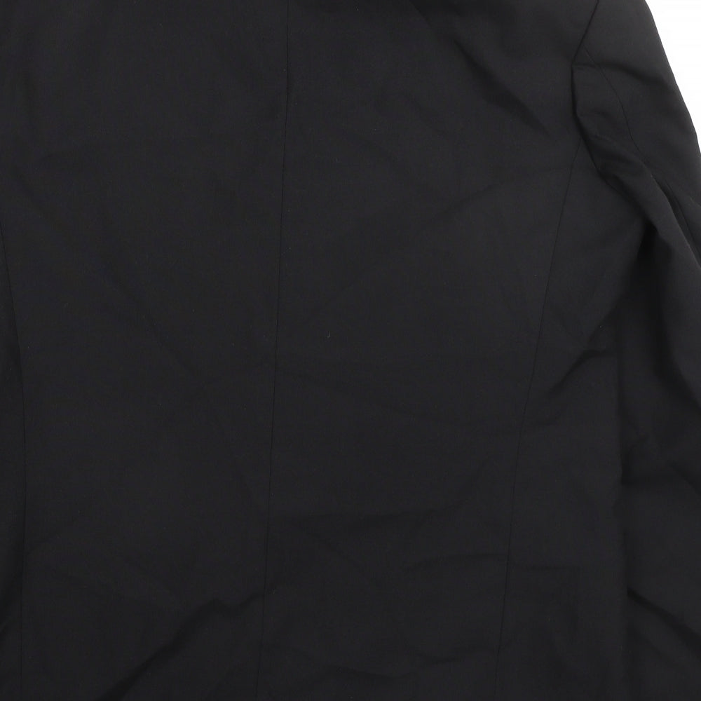 Marks & Spencer Mens Black Polyester Tuxedo Suit Jacket Size 38 Regular