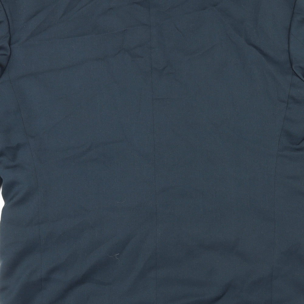 C&A Mens Blue Polyester Jacket Suit Jacket Size M Regular