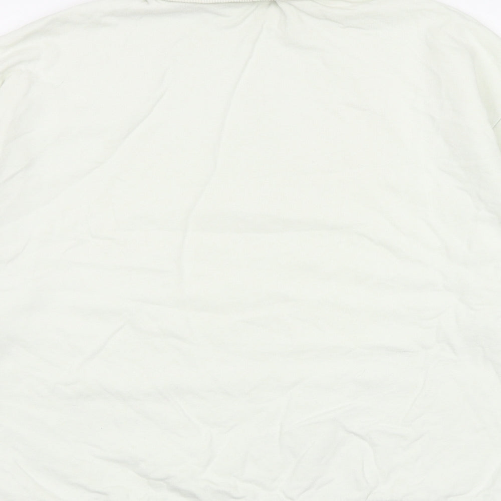 ASOS Womens Green Cotton Pullover Sweatshirt Size XS Pullover