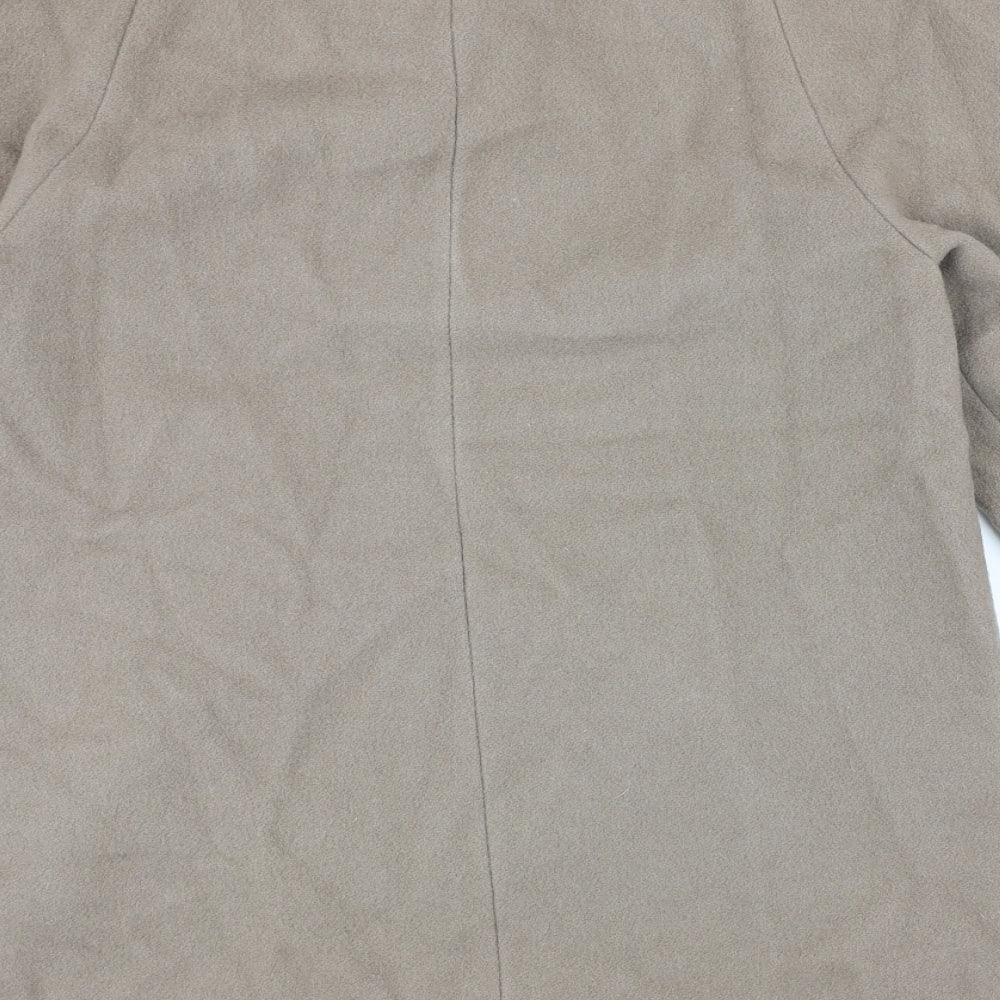 Debenhams Womens Beige Jacket Size 10 Button