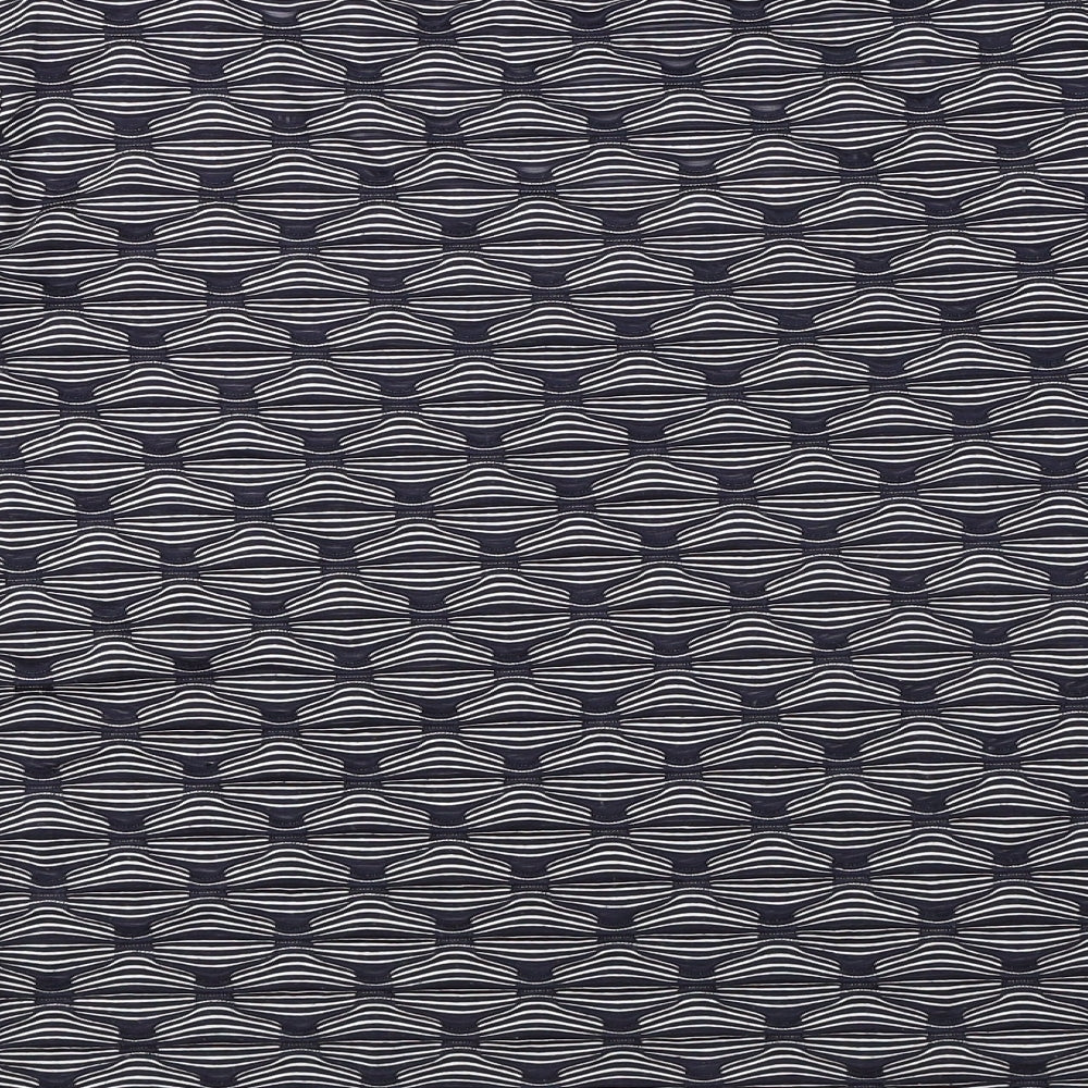 Per Una Womens Blue Geometric Polyester Basic T-Shirt Size 12 Boat Neck