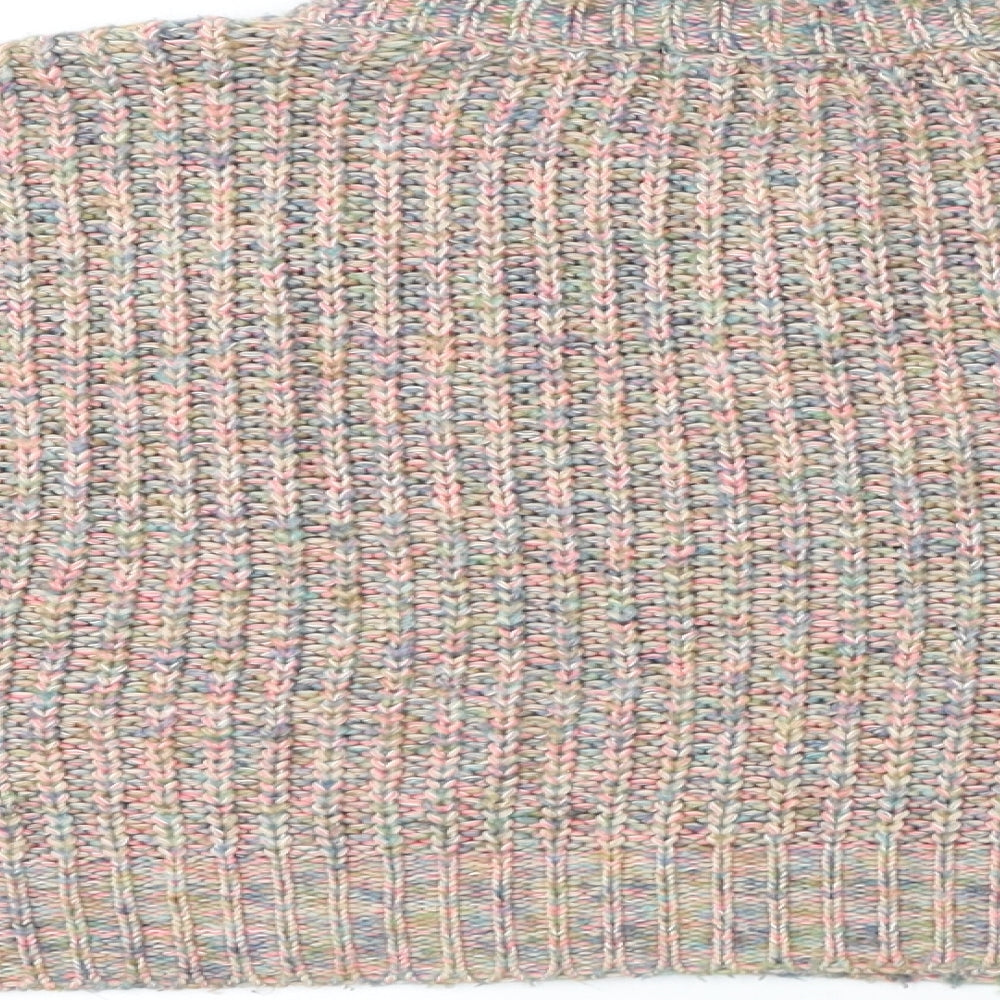 BDG Womens Pink Round Neck Acrylic Pullover Jumper Size S