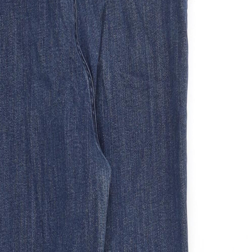 Waredenim Womens Blue Cotton Skinny Jeans Size 10 L27 in Regular Zip