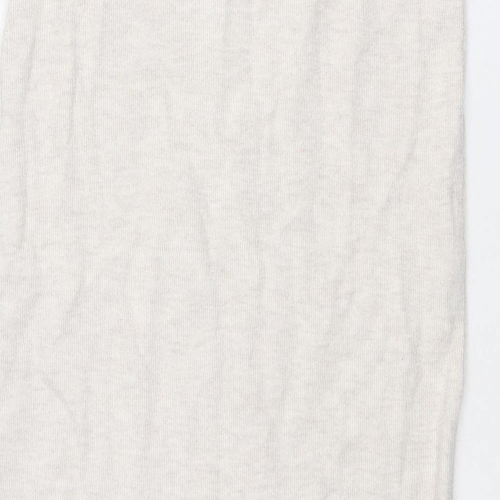Zara Womens Ivory Polyester Straight & Pencil Skirt Size S