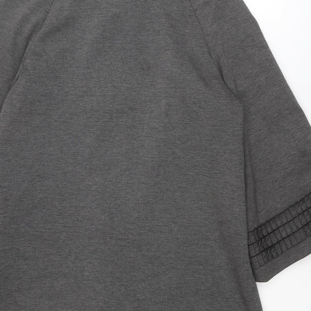 Per Una Womens Grey Jacket Size 14 Snap
