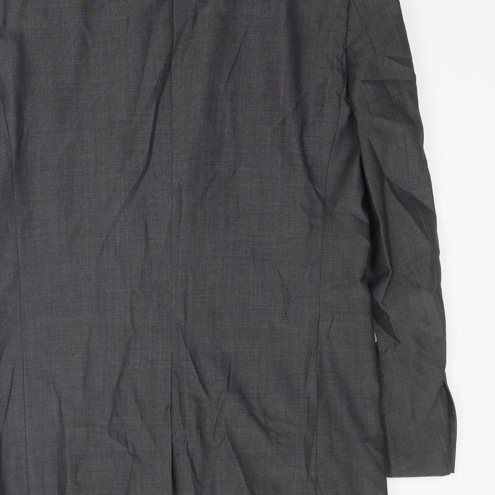 NEXT Mens Grey Wool Jacket Suit Jacket Size 40 Regular