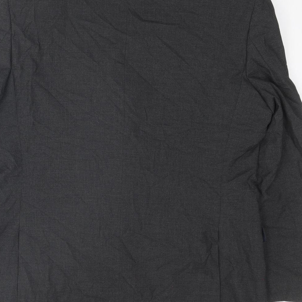 Debenhams Mens Grey Polyester Jacket Suit Jacket Size 44 Regular
