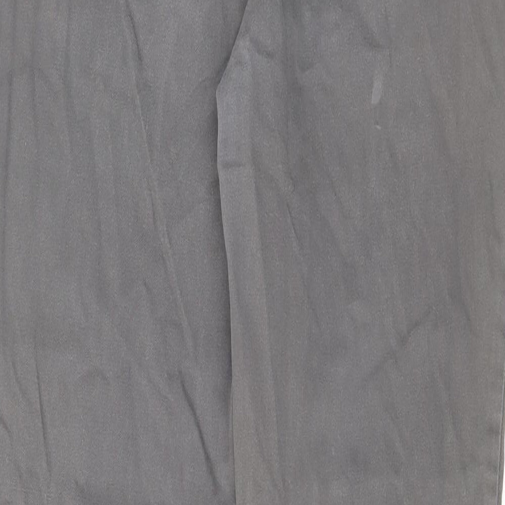Marks & Spencer Womens Grey Cotton Skinny Jeans Size 12 L30 in Regular Zip