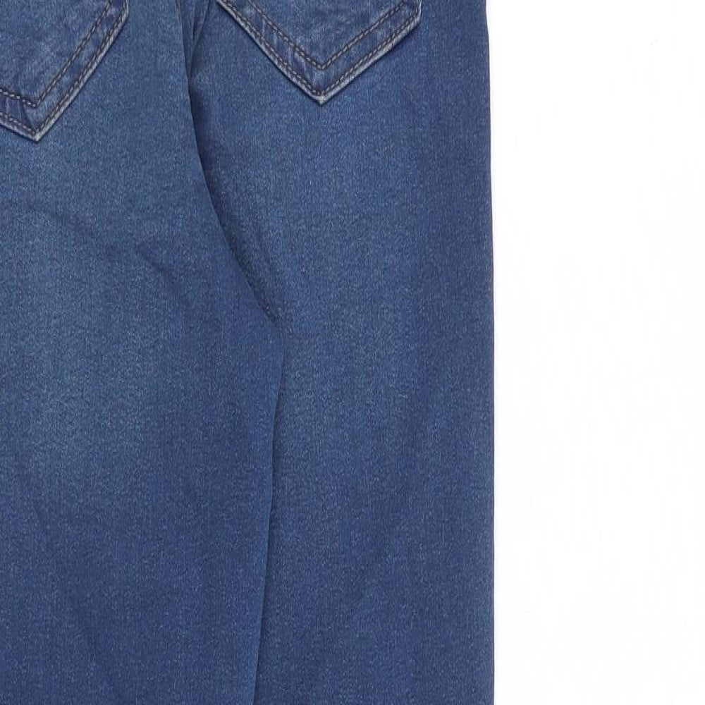 Marks & Spencer Womens Blue Cotton Jegging Jeans Size 6 L26 in Regular