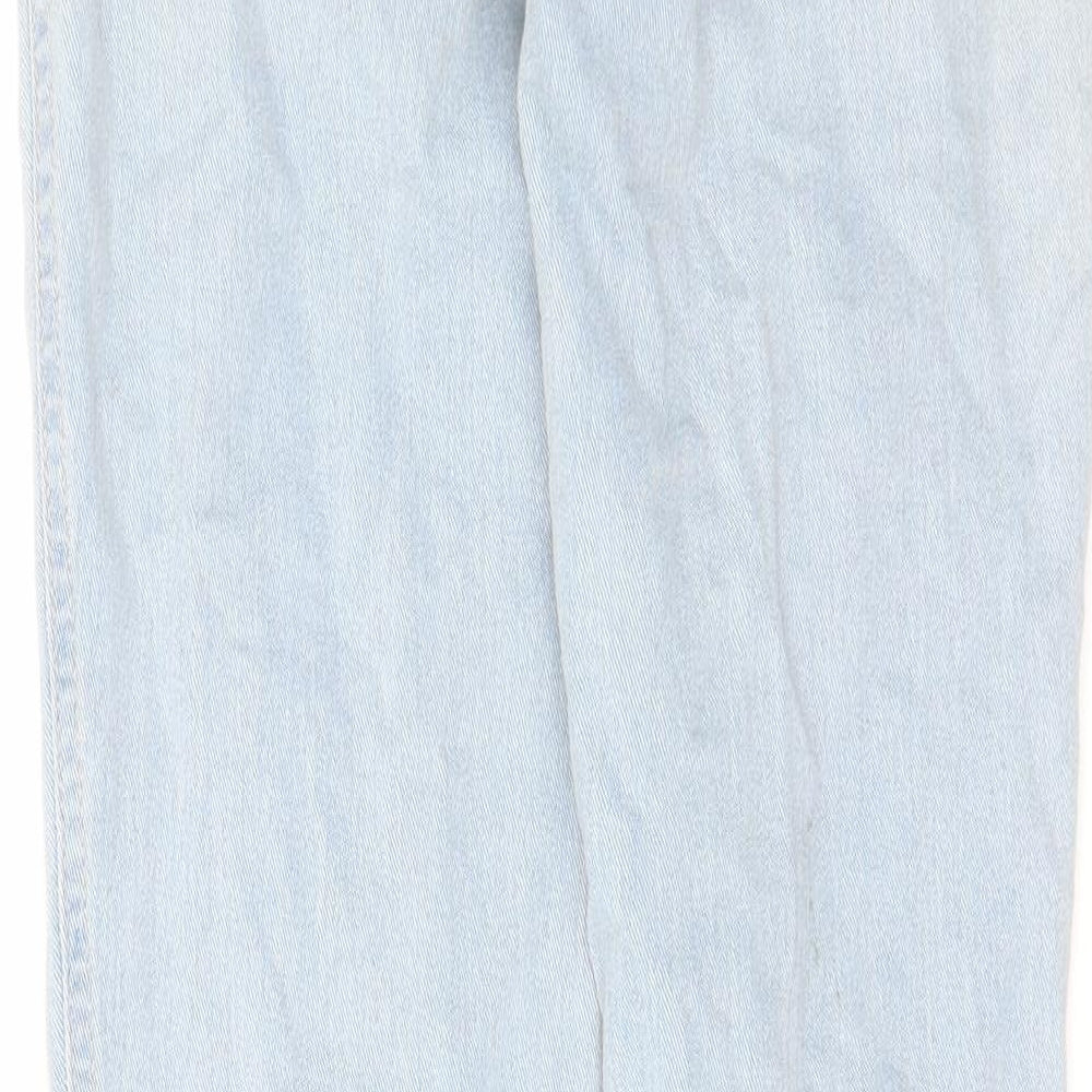 H&M Womens Blue Cotton Skinny Jeans Size 27 in L32 in Regular Zip