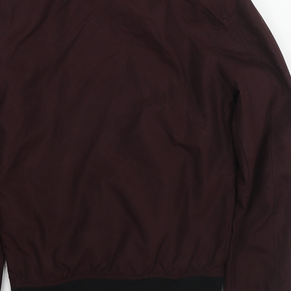 River Island Mens Red Jacket Size 2XS Zip