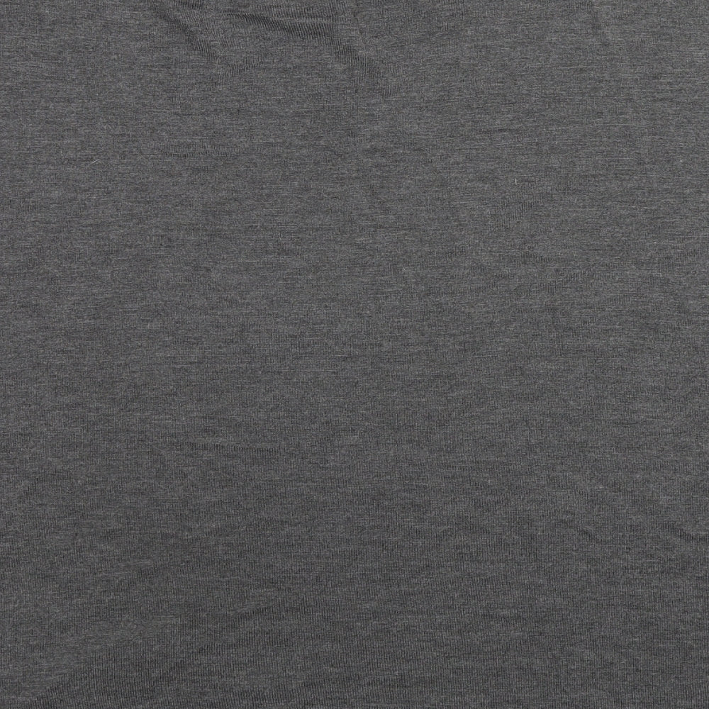 H&M Womens Grey Crew Neck Viscose Pullover Jumper Size L