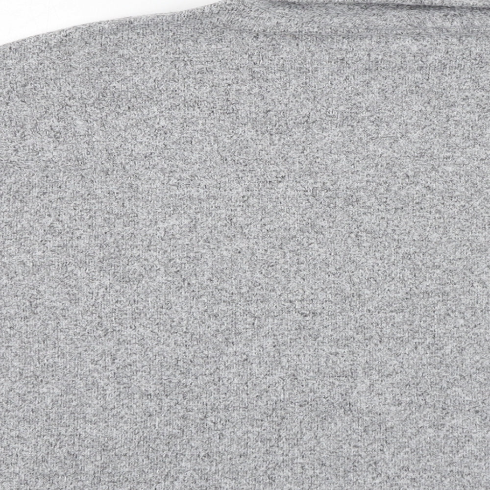 New Look Womens Grey Roll Neck Polyester Pullover Jumper Size S