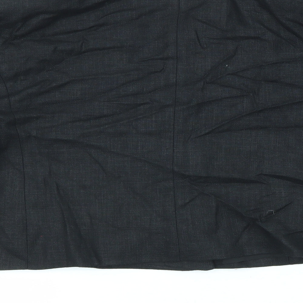 Marks and Spencer Womens Black Jacket Blazer Size 14 Button