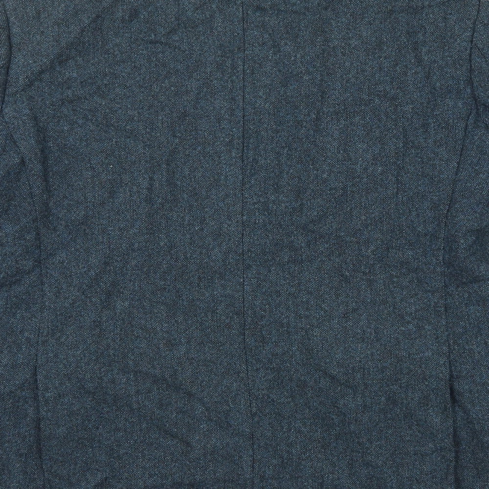 Marks & Spencer Mens Blue Wool Jacket Suit Jacket Size 42 Regular