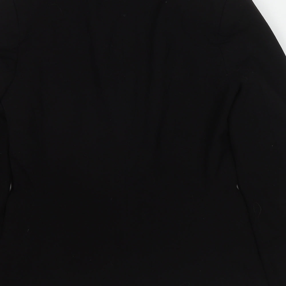 New Look Womens Black Polyester Jacket Blazer Size 10