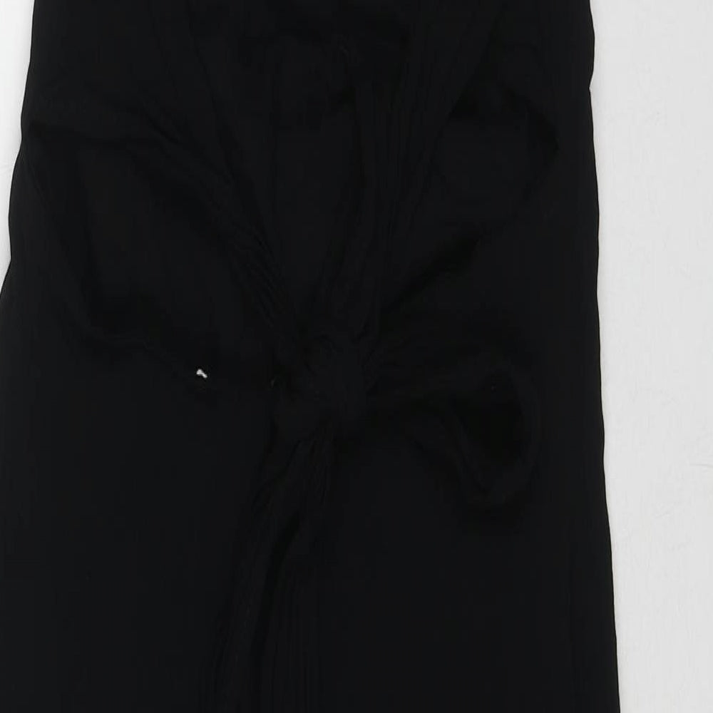 Cotton On Womens Black Polyester Maxi Size S Halter Pullover