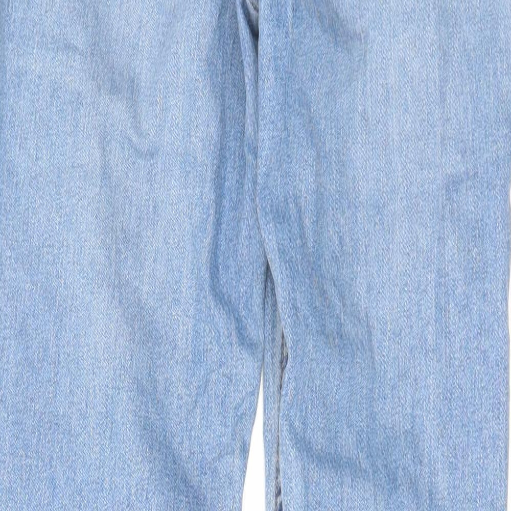 H&M Womens Blue Cotton Skinny Jeans Size 25 in L28 in Regular Zip