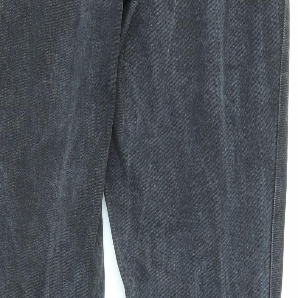 Gap Womens Grey Polyester Skinny Jeans Size 32 in L30 in Regular Button - Tie Dye Effect
