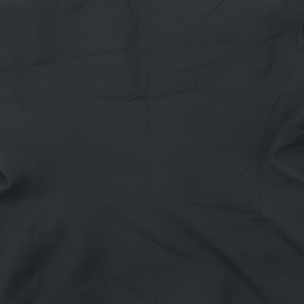 Spirit Womens Black Jacket Blazer Size 14 Button
