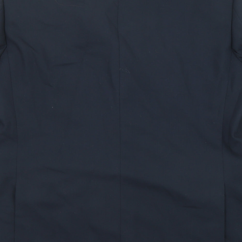 Marks & Spencer Mens Blue Wool Jacket Suit Jacket Size 42 Regular