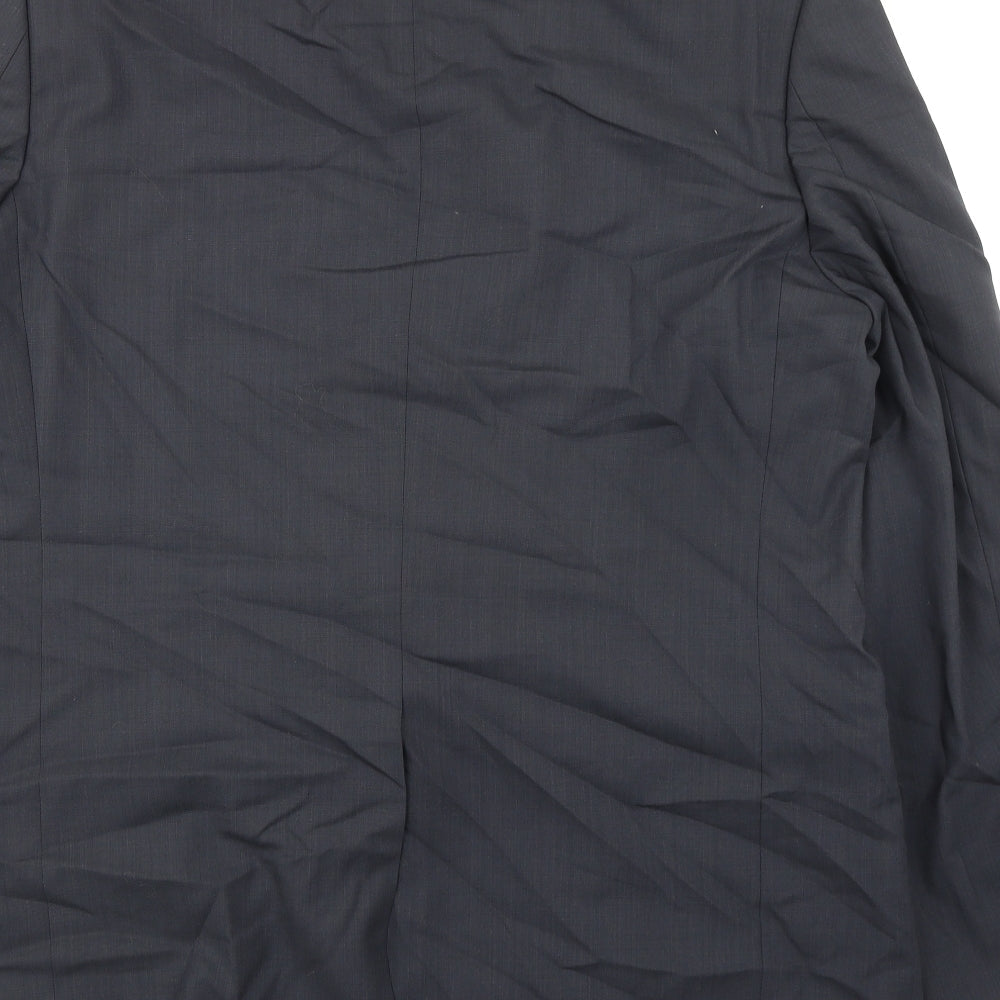 Marks & Spencer Mens Grey Wool Jacket Suit Jacket Size 44 Regular