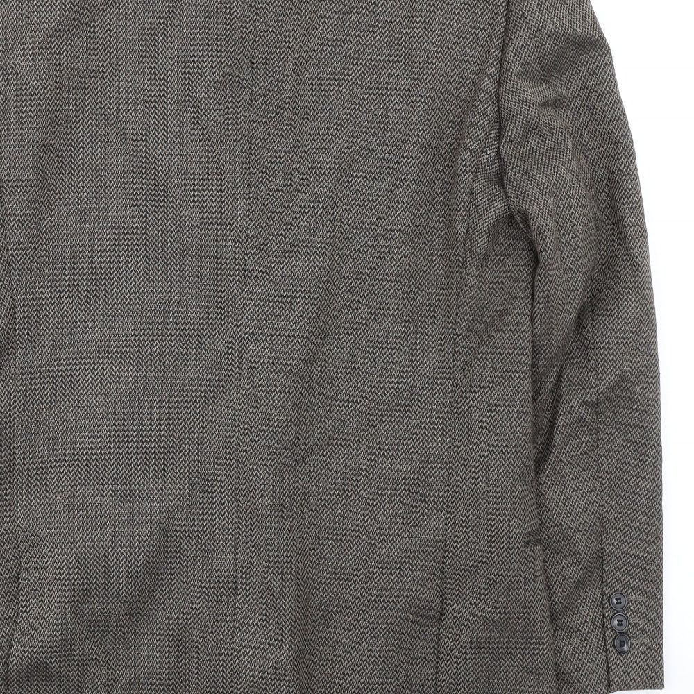 Skopes Mens Grey Polyester Jacket Suit Jacket Size 38 Regular