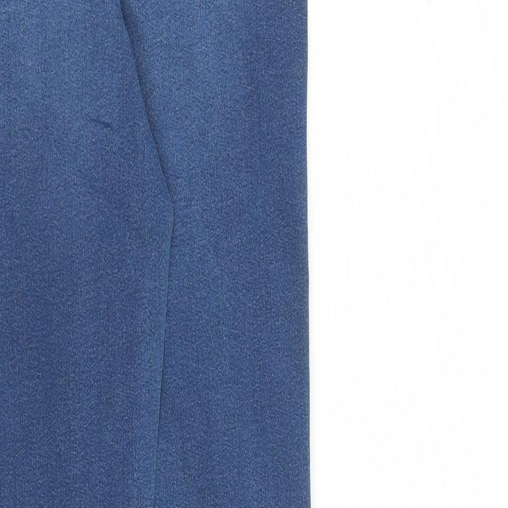 Marks & Spencer Womens Blue Cotton Skinny Jeans Size 8 L30 in Regular